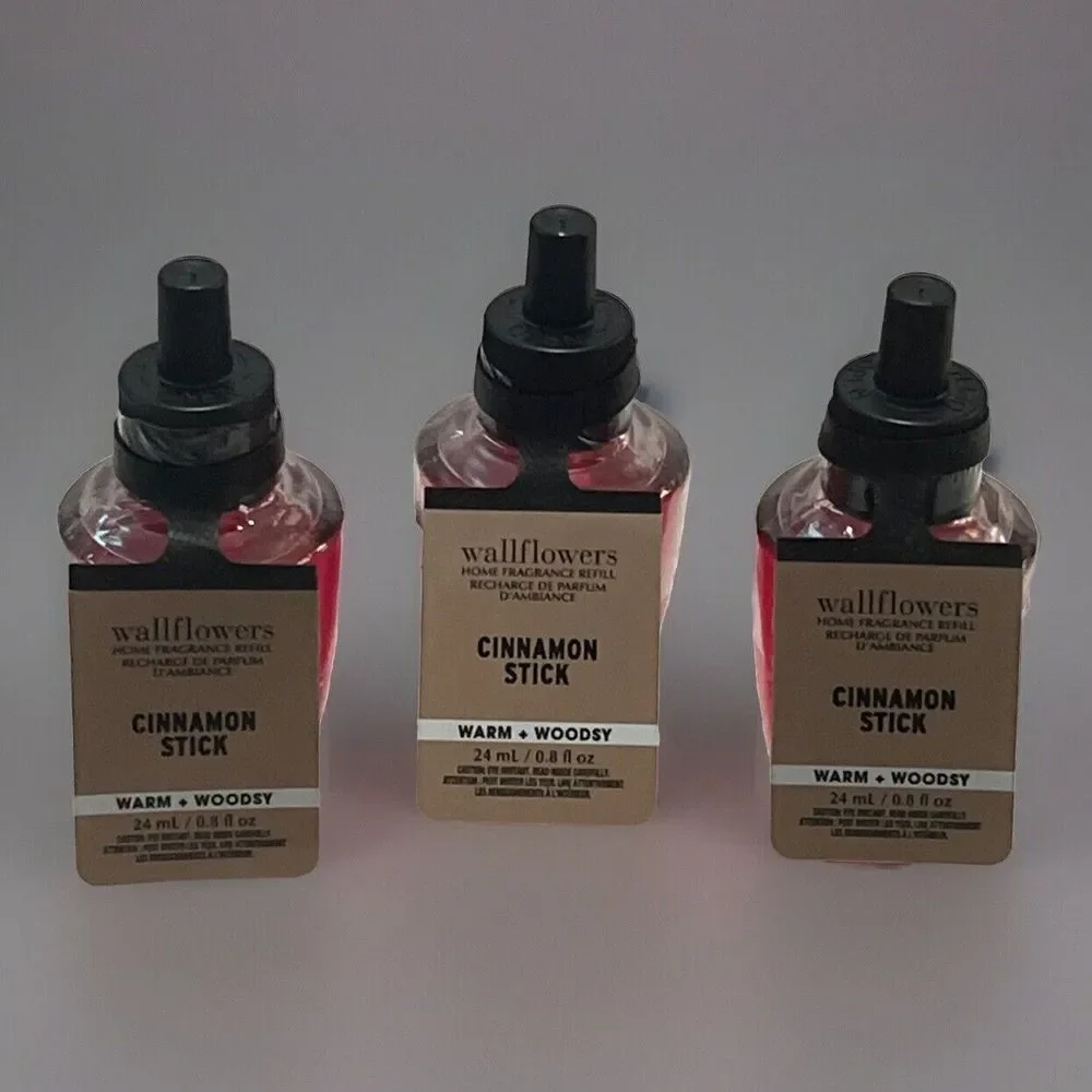 Bath & Body Works Cinnamon Stick Warm‎ Woodsy - 3 Wallflower Plug In Refills - Picture 8 of 9